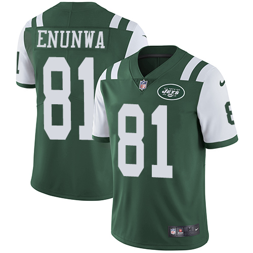 Nike Jets #81 Quincy Enunwa Green Team Color Youth Stitched NFL Vapor Untouchable Limited Jersey Nike Jets #81 Quincy Enunwa Green Team Color Youth Stitched NFL Vapor Untouchable Limited Jersey