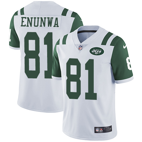 Nike Jets #81 Quincy Enunwa White Youth Stitched NFL Vapor Untouchable Limited Jersey Nike Jets #81 Quincy Enunwa White Youth Stitched NFL Vapor Untouchable Limited Jersey