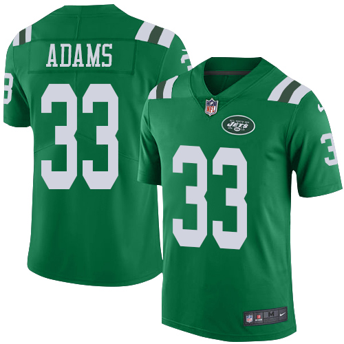 Nike Jets #33 Jamal Adams Green Youth Stitched NFL Limited Rush Jersey Nike Jets #33 Jamal Adams Green Youth Stitched NFL Limited Rush Jersey