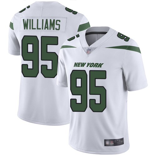 Nike Jets #95 Quinnen Williams White Youth Stitched NFL Vapor Untouchable Limited Jersey Nike Jets #95 Quinnen Williams White Youth Stitched NFL Vapor Untouchable Limited Jersey