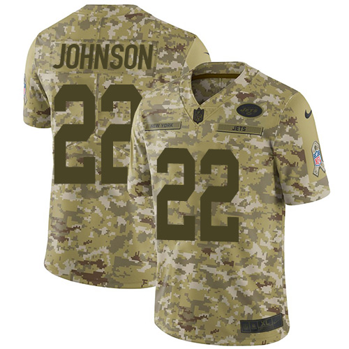 Nike Jets #22 Trumaine Johnson Camo Youth Stitched NFL Limited 2018 Salute to Service Jersey Nike Jets #22 Trumaine Johnson Camo Youth Stitched NFL Limited 2018 Salute to Service Jersey