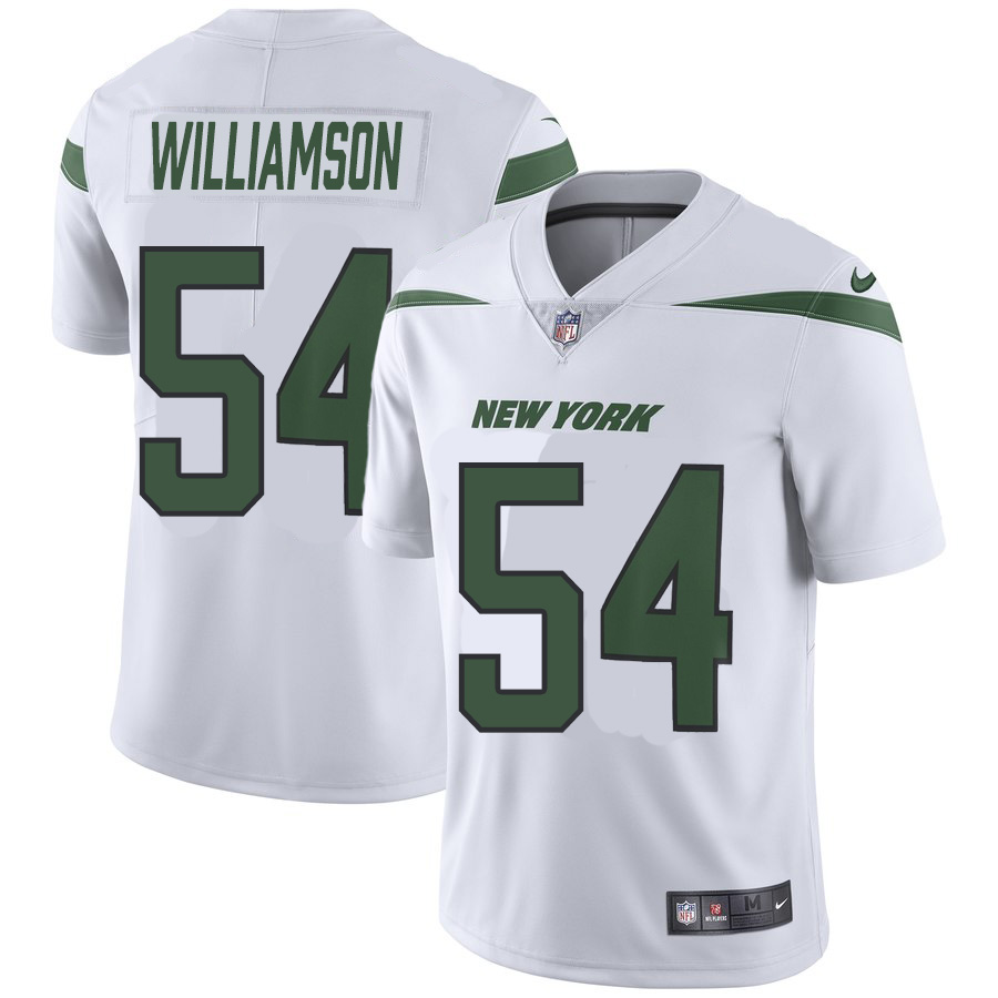 Nike Jets #54 Avery Williamson White Youth Stitched NFL Vapor Untouchable Limited Jersey Nike Jets #54 Avery Williamson White Youth Stitched NFL Vapor Untouchable Limited Jersey