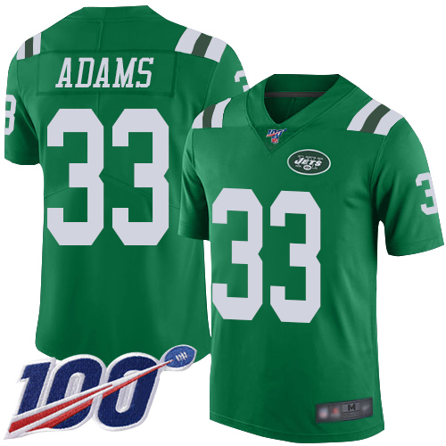 Nike Jets #33 Jamal Adams Green Youth Stitched NFL Limited Rush 100th Season Jersey Nike Jets #33 Jamal Adams Green Youth Stitched NFL Limited Rush 100th Season Jersey