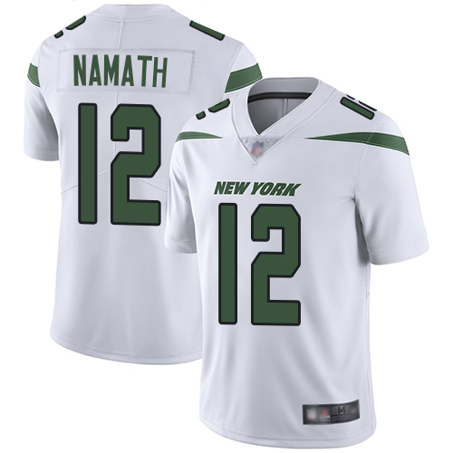 Nike Jets #12 Joe Namath White Youth Stitched NFL Vapor Untouchable Limited Jersey Nike Jets #12 Joe Namath White Youth Stitched NFL Vapor Untouchable Limited Jersey