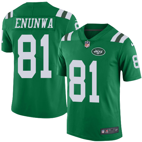 Nike Jets #81 Quincy Enunwa Green Youth Stitched NFL Limited Rush Jersey Nike Jets #81 Quincy Enunwa Green Youth Stitched NFL Limited Rush Jersey