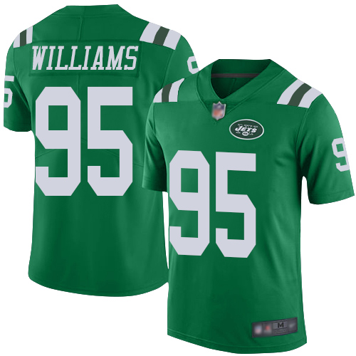 Nike Jets #95 Quinnen Williams Green Youth Stitched NFL Limited Rush Jersey Nike Jets #95 Quinnen Williams Green Youth Stitched NFL Limited Rush Jersey