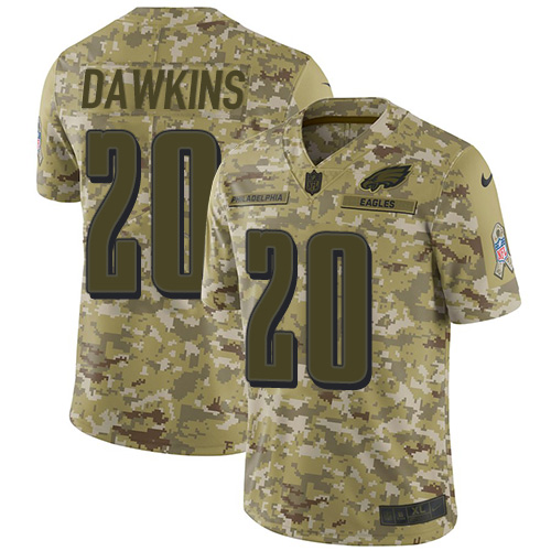Nike Eagles #20 Brian Dawkins Camo Youth Stitched NFL Limited 2018 Salute to Service Jersey Nike Eagles #20 Brian Dawkins Camo Youth Stitched NFL Limited 2018 Salute to Service Jersey