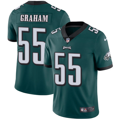 Nike Eagles #55 Brandon Graham Midnight Green Team Color Youth Stitched NFL Vapor Untouchable Limited Jersey Nike Eagles #55 Brandon Graham Midnight Green Team Color Youth Stitched NFL Vapor Untouchable Limited Jersey