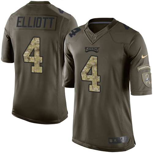 Nike Eagles #4 Jake Elliott Green Youth Stitched NFL Limited 2015 Salute to Service Jersey Nike Eagles #4 Jake Elliott Green Youth Stitched NFL Limited 2015 Salute to Service Jersey