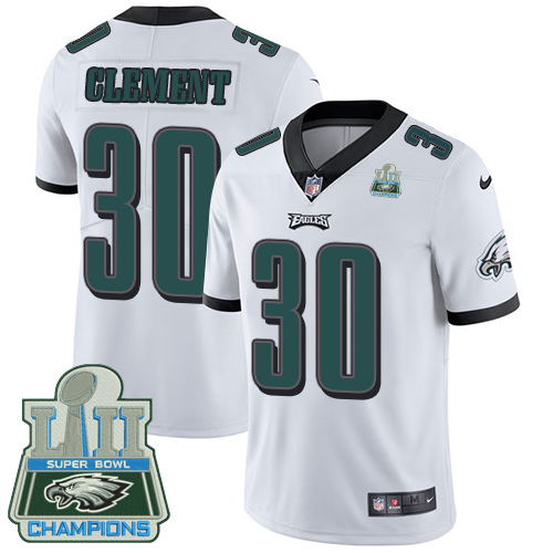 Nike Eagles #30 Corey Clement White Super Bowl LII Champions Youth Stitched NFL Vapor Untouchable Limited Jersey Nike Eagles #30 Corey Clement White Super Bowl LII Champions Youth Stitched NFL Vapor Untouchable Limited Jersey