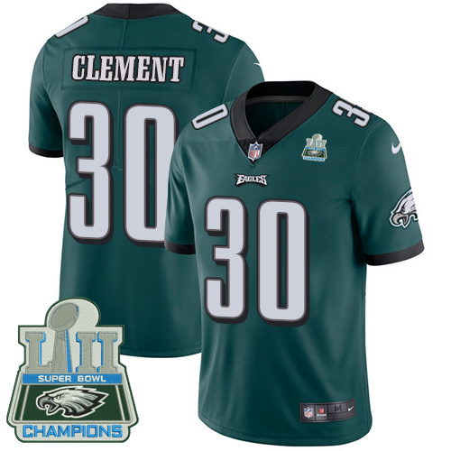 Nike Eagles #30 Corey Clement Midnight Green Team Color Super Bowl LII Champions Youth Stitched NFL Vapor Untouchable Limited Jersey Nike Eagles #30 Corey Clement Midnight Green Team Color Super Bowl LII Champions Youth Stitched NFL Vapor Untouchable Limited Jersey