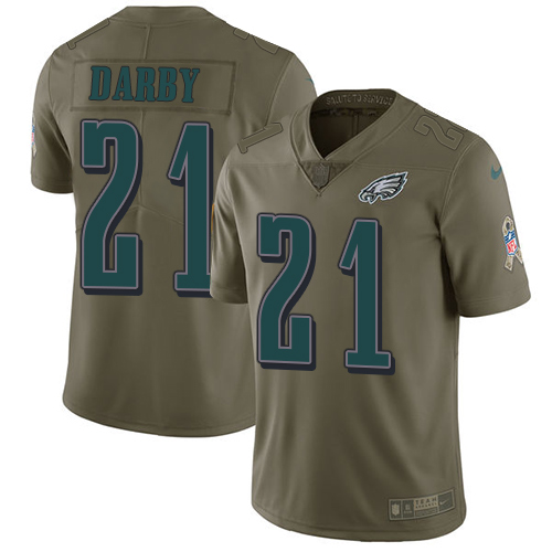 Nike Eagles #21 Ronald Darby Olive Youth Stitched NFL Limited 2017 Salute to Service Jersey Nike Eagles #21 Ronald Darby Olive Youth Stitched NFL Limited 2017 Salute to Service Jersey