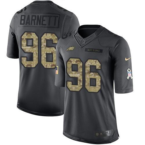 Nike Eagles #96 Derek Barnett Black Youth Stitched NFL Limited 2016 Salute to Service Jersey Nike Eagles #96 Derek Barnett Black Youth Stitched NFL Limited 2016 Salute to Service Jersey