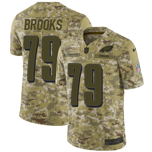 Nike Eagles #79 Brandon Brooks Camo Youth Stitched NFL Limited 2018 Salute to Service Jersey Nike Eagles #79 Brandon Brooks Camo Youth Stitched NFL Limited 2018 Salute to Service Jersey