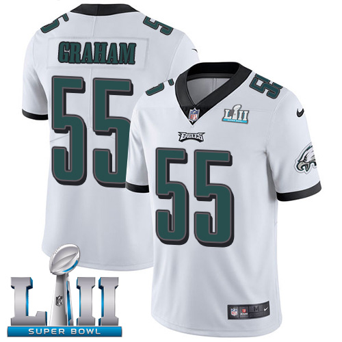 Nike Eagles #55 Brandon Graham White Super Bowl LII Youth Stitched NFL Vapor Untouchable Limited Jersey Nike Eagles #55 Brandon Graham White Super Bowl LII Youth Stitched NFL Vapor Untouchable Limited Jersey