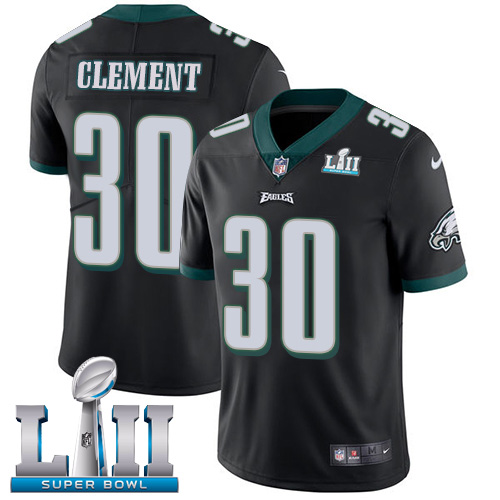 Nike Eagles #30 Corey Clement Black Alternate Super Bowl LII Youth Stitched NFL Vapor Untouchable Limited Jersey Nike Eagles #30 Corey Clement Black Alternate Super Bowl LII Youth Stitched NFL Vapor Untouchable Limited Jersey