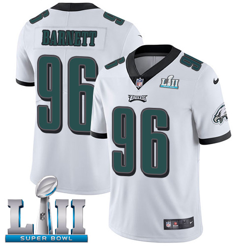 Nike Eagles #96 Derek Barnett White Super Bowl LII Youth Stitched NFL Vapor Untouchable Limited Jersey Nike Eagles #96 Derek Barnett White Super Bowl LII Youth Stitched NFL Vapor Untouchable Limited Jersey