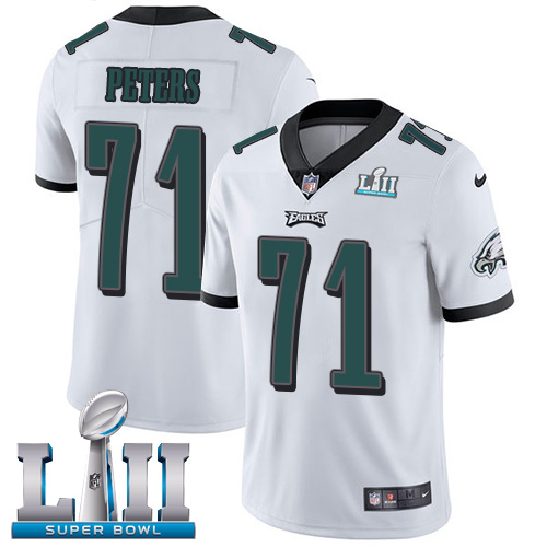 Nike Eagles #71 Jason Peters White Super Bowl LII Youth Stitched NFL Vapor Untouchable Limited Jersey Nike Eagles #71 Jason Peters White Super Bowl LII Youth Stitched NFL Vapor Untouchable Limited Jersey