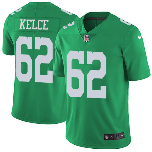Nike Eagles #62 Jason Kelce Green Youth Stitched NFL Limited Rush Jersey Nike Eagles #62 Jason Kelce Green Youth Stitched NFL Limited Rush Jersey
