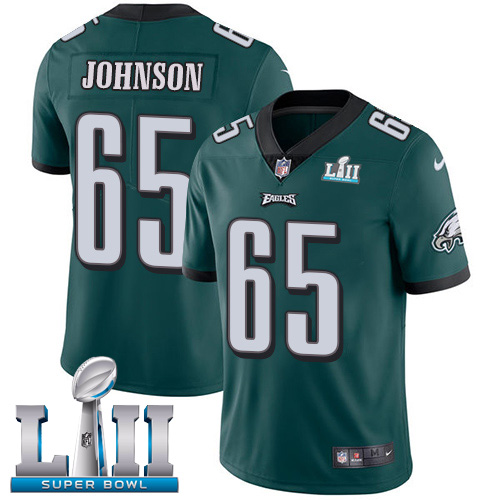 Nike Eagles #65 Lane Johnson Midnight Green Team Color Super Bowl LII Youth Stitched NFL Vapor Untouchable Limited Jersey Nike Eagles #65 Lane Johnson Midnight Green Team Color Super Bowl LII Youth Stitched NFL Vapor Untouchable Limited Jersey