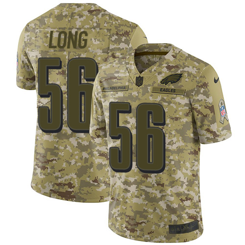 Nike Eagles #56 Chris Long Camo Youth Stitched NFL Limited 2018 Salute to Service Jersey Nike Eagles #56 Chris Long Camo Youth Stitched NFL Limited 2018 Salute to Service Jersey