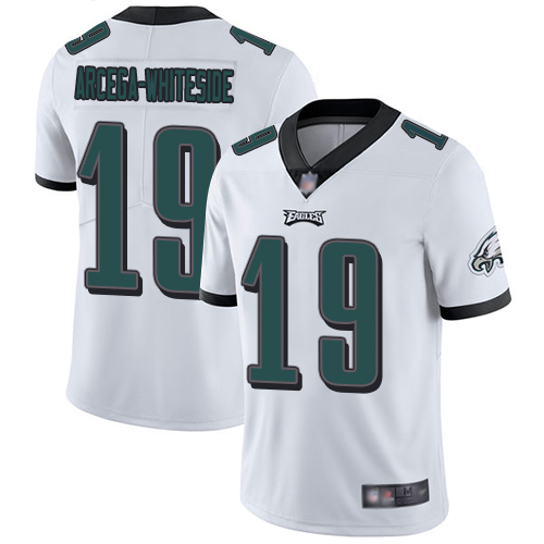 Nike Eagles #19 JJ Arcega-Whiteside White Youth Stitched NFL Vapor Untouchable Limited Jersey Nike Eagles #19 JJ Arcega-Whiteside White Youth Stitched NFL Vapor Untouchable Limited Jersey