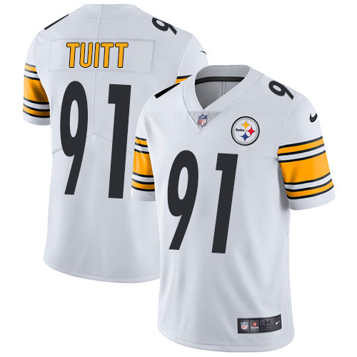 Nike Steelers #91 Stephon Tuitt White Youth Stitched NFL Vapor Untouchable Limited Jersey Nike Steelers #91 Stephon Tuitt White Youth Stitched NFL Vapor Untouchable Limited Jersey