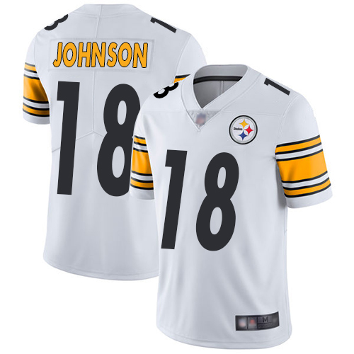 Nike Steelers #18 Diontae Johnson White Youth Stitched NFL Vapor Untouchable Limited Jersey Nike Steelers #18 Diontae Johnson White Youth Stitched NFL Vapor Untouchable Limited Jersey