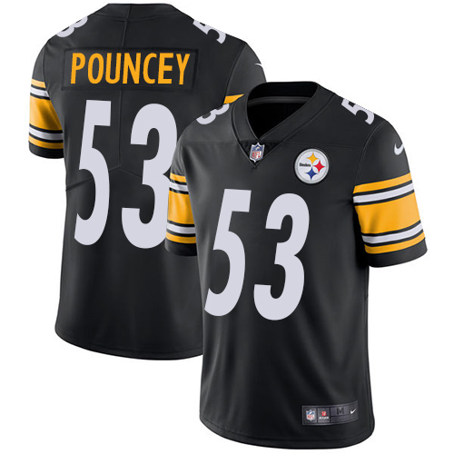 Nike Steelers #53 Maurkice Pouncey Black Team Color Youth Stitched NFL Vapor Untouchable Limited Jersey Nike Steelers #53 Maurkice Pouncey Black Team Color Youth Stitched NFL Vapor Untouchable Limited Jersey