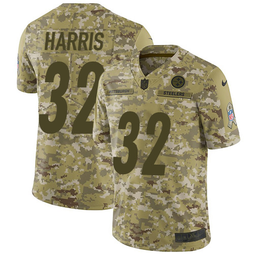 Nike Steelers #32 Franco Harris Camo Youth Stitched NFL Limited 2018 Salute to Service Jersey Nike Steelers #32 Franco Harris Camo Youth Stitched NFL Limited 2018 Salute to Service Jersey