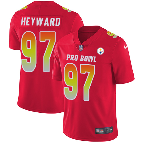 Nike Steelers #97 Cameron Heyward Red Youth Stitched NFL Limited AFC 2019 Pro Bowl Jersey Nike Steelers #97 Cameron Heyward Red Youth Stitched NFL Limited AFC 2019 Pro Bowl Jersey