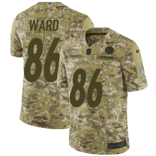 Nike Steelers #86 Hines Ward Camo Youth Stitched NFL Limited 2018 Salute to Service Jersey Nike Steelers #86 Hines Ward Camo Youth Stitched NFL Limited 2018 Salute to Service Jersey