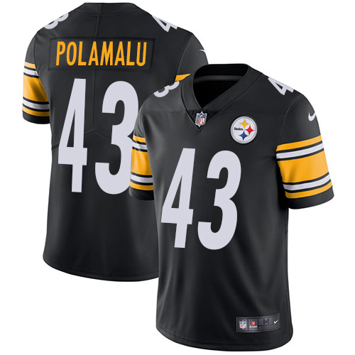 Nike Steelers #43 Troy Polamalu Black Team Color Youth Stitched NFL Vapor Untouchable Limited Jersey Nike Steelers #43 Troy Polamalu Black Team Color Youth Stitched NFL Vapor Untouchable Limited Jersey