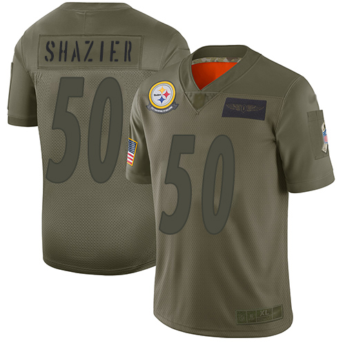 Nike Steelers #50 Ryan Shazier Camo Youth Stitched NFL Limited 2019 Salute to Service Jersey Nike Steelers #50 Ryan Shazier Camo Youth Stitched NFL Limited 2019 Salute to Service Jersey