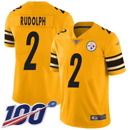 Nike Steelers #2 Mason Rudolph Gold Youth Stitched NFL Limited Inverted Legend 100th Season Jersey Nike Steelers #2 Mason Rudolph Gold Youth Stitched NFL Limited Inverted Legend 100th Season Jersey