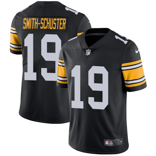 Nike Steelers #19 JuJu Smith-Schuster Black Alternate Youth Stitched NFL Vapor Untouchable Limited Jersey Nike Steelers #19 JuJu Smith-Schuster Black Alternate Youth Stitched NFL Vapor Untouchable Limited Jersey