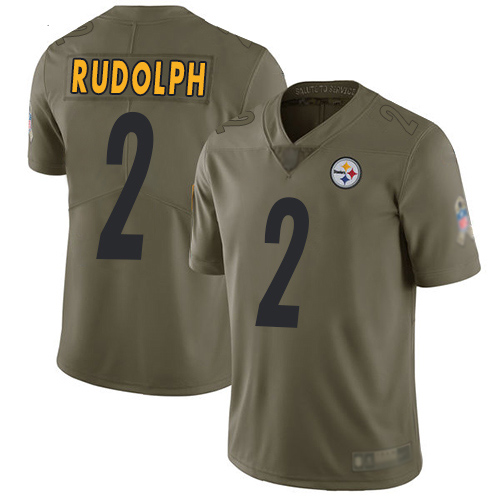Nike Steelers #2 Mason Rudolph Olive Youth Stitched NFL Limited 2017 Salute to Service Jersey Nike Steelers #2 Mason Rudolph Olive Youth Stitched NFL Limited 2017 Salute to Service Jersey