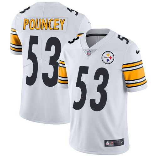 Nike Steelers #53 Maurkice Pouncey White Youth Stitched NFL Vapor Untouchable Limited Jersey Nike Steelers #53 Maurkice Pouncey White Youth Stitched NFL Vapor Untouchable Limited Jersey