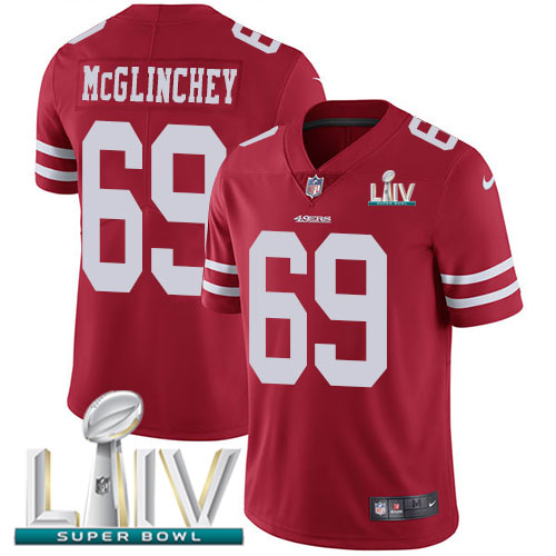Nike 49ers #69 Mike McGlinchey Red Super Bowl LIV 2020 Team Color Youth Stitched NFL Vapor Untouchable Limited Jersey Nike 49ers #69 Mike McGlinchey Red Super Bowl LIV 2020 Team Color Youth Stitched NFL Vapor Untouchable Limited Jersey