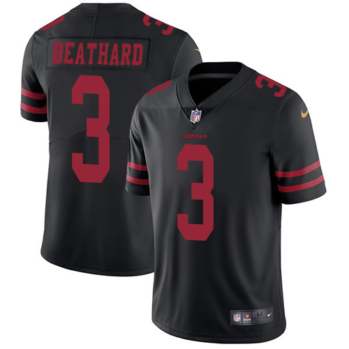 Nike 49ers #3 C.J. Beathard Black Alternate Youth Stitched NFL Vapor Untouchable Limited Jersey Nike 49ers #3 C.J. Beathard Black Alternate Youth Stitched NFL Vapor Untouchable Limited Jersey