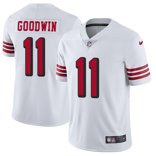 Nike 49ers #11 Marquise Goodwin White Rush Youth Stitched NFL Vapor Untouchable Limited Jersey Nike 49ers #11 Marquise Goodwin White Rush Youth Stitched NFL Vapor Untouchable Limited Jersey