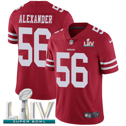 Nike 49ers #56 Kwon Alexander Red Super Bowl LIV 2020 Team Color Youth Stitched NFL Vapor Untouchable Limited Jersey Nike 49ers #56 Kwon Alexander Red Super Bowl LIV 2020 Team Color Youth Stitched NFL Vapor Untouchable Limited Jersey