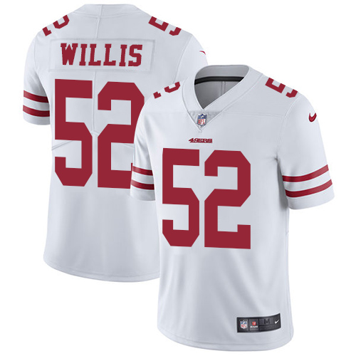 Nike 49ers #52 Patrick Willis White Youth Stitched NFL Vapor Untouchable Limited Jersey Nike 49ers #52 Patrick Willis White Youth Stitched NFL Vapor Untouchable Limited Jersey