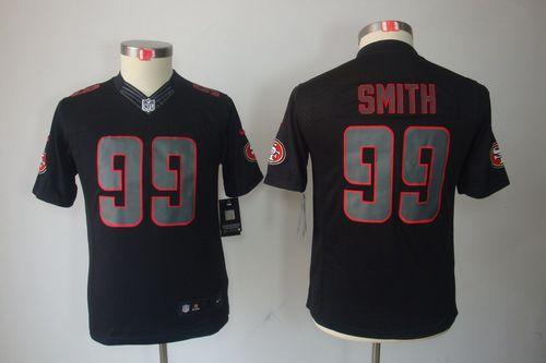 Nike 49ers #99 Aldon Smith Black Impact Youth Stitched NFL Limited Jersey Nike 49ers #99 Aldon Smith Black Impact Youth Stitched NFL Limited Jersey