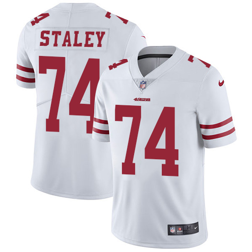 Nike 49ers #74 Joe Staley White Youth Stitched NFL Vapor Untouchable Limited Jersey Nike 49ers #74 Joe Staley White Youth Stitched NFL Vapor Untouchable Limited Jersey
