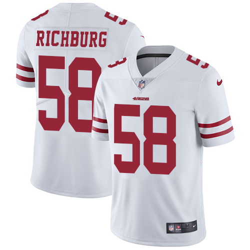 Nike 49ers #58 Weston Richburg White Youth Stitched NFL Vapor Untouchable Limited Jersey Nike 49ers #58 Weston Richburg White Youth Stitched NFL Vapor Untouchable Limited Jersey