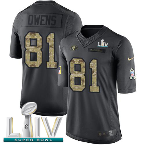 Nike 49ers #81 Jordan Matthews Black Super Bowl LIV 2020 Youth Stitched NFL Limited 2016 Salute to Service Jersey Nike 49ers #81 Jordan Matthews Black Super Bowl LIV 2020 Youth Stitched NFL Limited 2016 Salute to Service Jersey