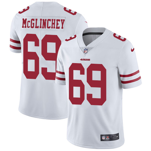 Nike 49ers #69 Mike McGlinchey White Youth Stitched NFL Vapor Untouchable Limited Jersey Nike 49ers #69 Mike McGlinchey White Youth Stitched NFL Vapor Untouchable Limited Jersey