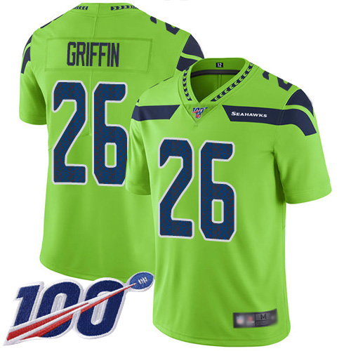 Nike Seahawks #26 Shaquem Griffin Green Youth Stitched NFL Limited Rush 100th Season Jersey Nike Seahawks #26 Shaquem Griffin Green Youth Stitched NFL Limited Rush 100th Season Jersey