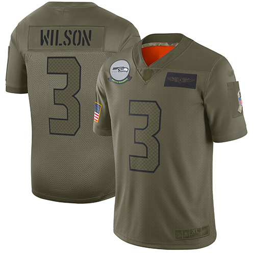 Nike Seahawks #3 Russell Wilson Camo Youth Stitched NFL Limited 2019 Salute to Service Jersey Nike Seahawks #3 Russell Wilson Camo Youth Stitched NFL Limited 2019 Salute to Service Jersey